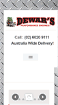 Mobile Screenshot of dewarsengines.com.au